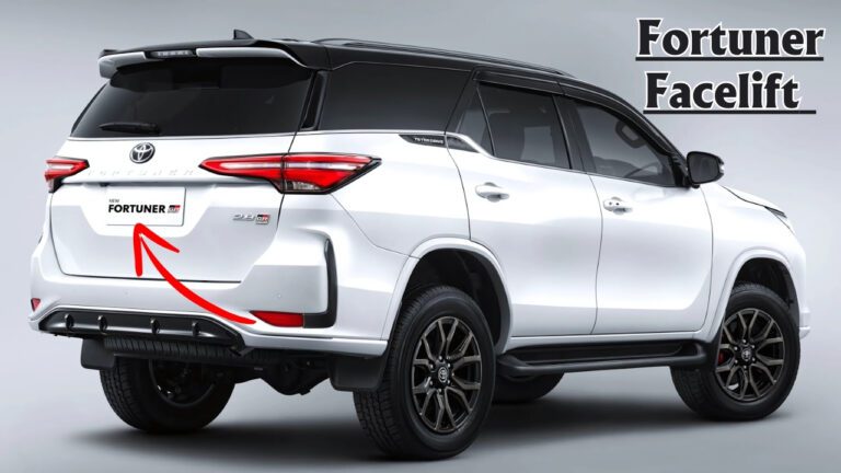 The 2025 Toyota Fortuner Facelift: A New Era of Luxury and Toughness